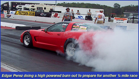 1999 C5 Corvette Burn Out